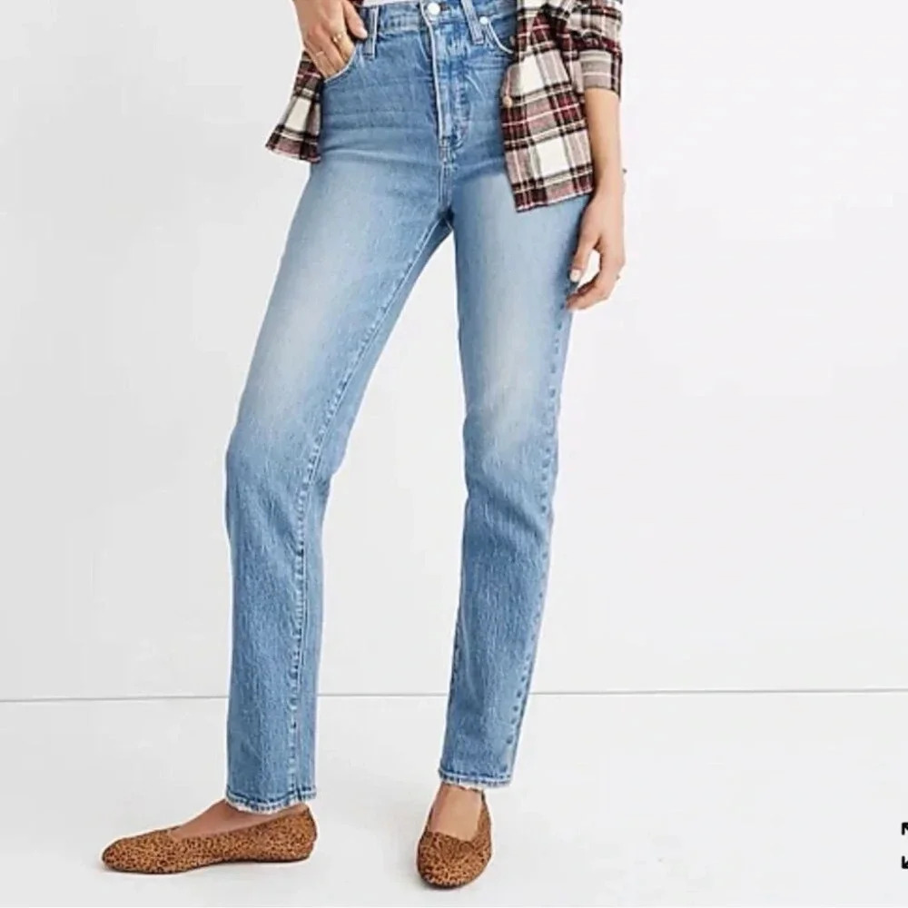 Madewell full length classic straight jeans 25